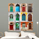 Photo Collage Colorful Front Wall Decal
