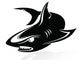 Black Shark Vector Image Wall Decal