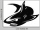 Black Shark Vector Image Wall Decal