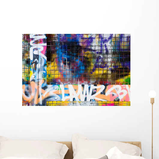 Graffiti Border Wall Decal