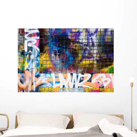 Graffiti Border Wall Decal