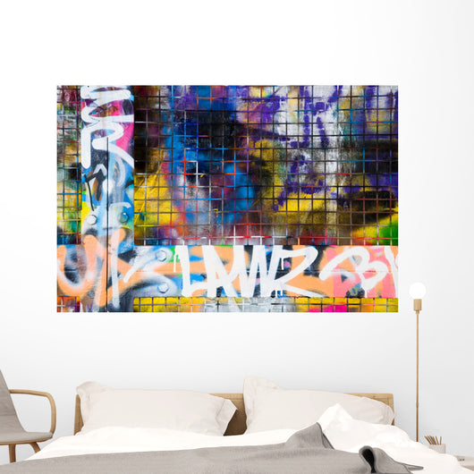 Graffiti Border Wall Decal