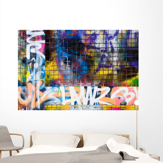 Graffiti Border Wall Decal