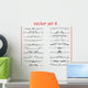 Vector Set 6 Calligraphic Design Wall Decal