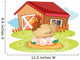 Farm House and Hen Wall Decal
