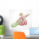 Abstract Snowboarder Wall Decal