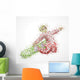 Abstract Snowboarder Wall Decal