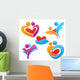 Bright Love Vector Collection Wall Stickers Wall Decal