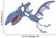 Pterodactyl Cartoon Wall Decal