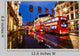 Red Bus Rainy Street Wall Decal
