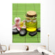 Orchid with Massage Oil Wall Decal