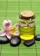 Orchid with Massage Oil Wall Decal