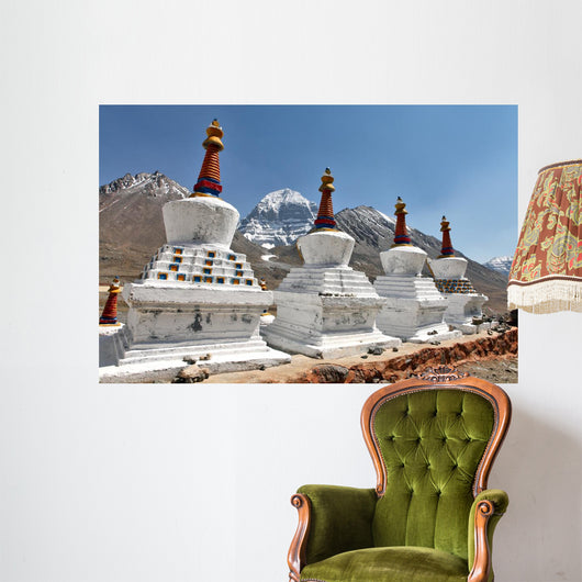 Buddhist Statues Tibet Wall Decal