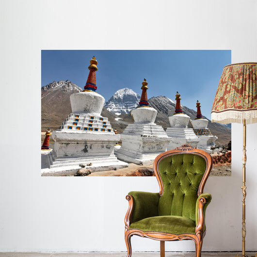Buddhist Statues Tibet Wall Decal