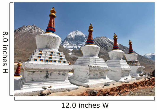 Buddhist Statues Tibet Wall Decal