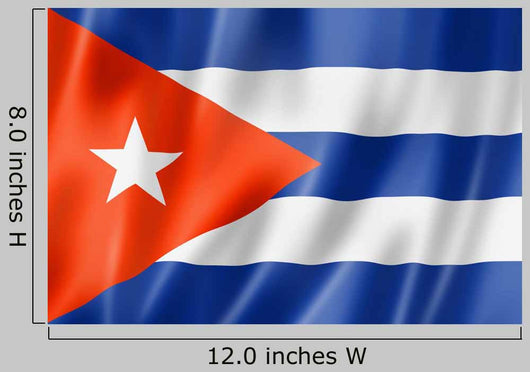 Cuban Flag Wall Decal