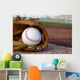 Baseball Glove Baseball Field Wall Decal