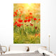 Red Poppies Wall Decal