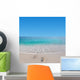 Footprint Beach with Nice Wall Decal
