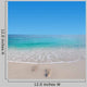 Footprint Beach with Nice Wall Decal