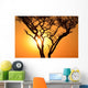 Sunset Tree Wall Decal
