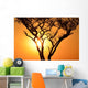 Sunset Tree Wall Decal