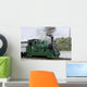 Old Green Steam Train Wall Decal