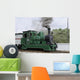 Old Green Steam Train Wall Decal