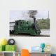Old Green Steam Train Wall Decal