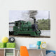 Old Green Steam Train Wall Decal