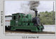 Old Green Steam Train Wall Decal