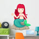 Beautiful Mermaid Wall Decal