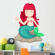 Beautiful Mermaid Wall Decal