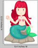 Beautiful Mermaid Wall Decal
