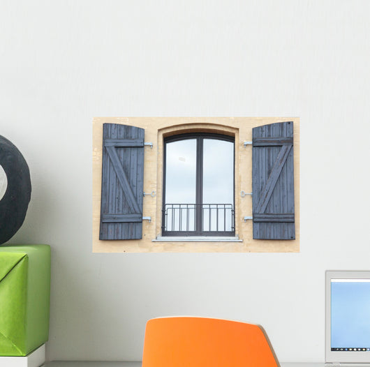 Stucco Window Wall Decal