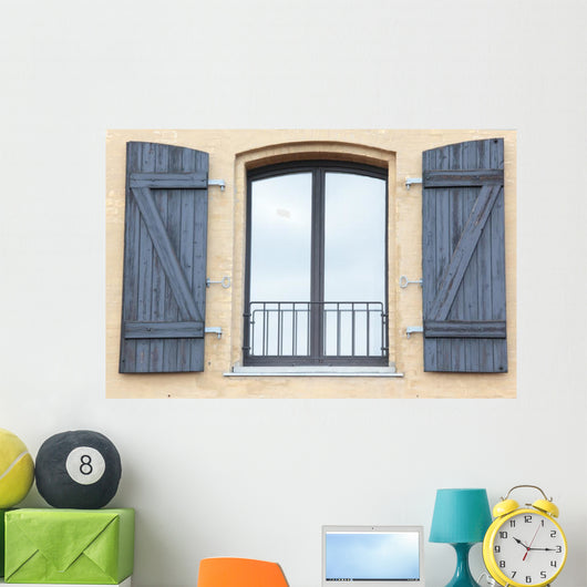 Stucco Window Wall Decal