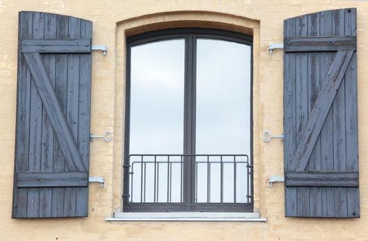 Stucco Window Wall Decal