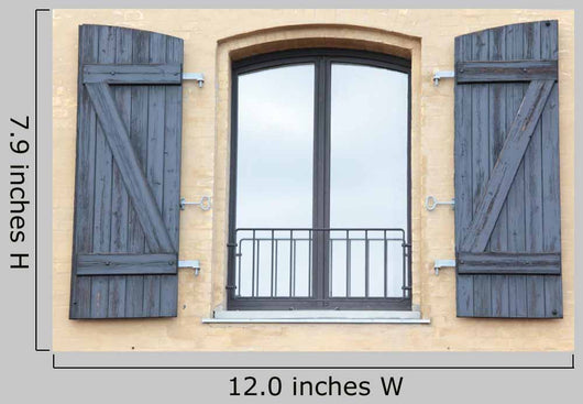 Stucco Window Wall Decal