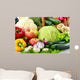 Wicker Basket and Grocery Wall Decal