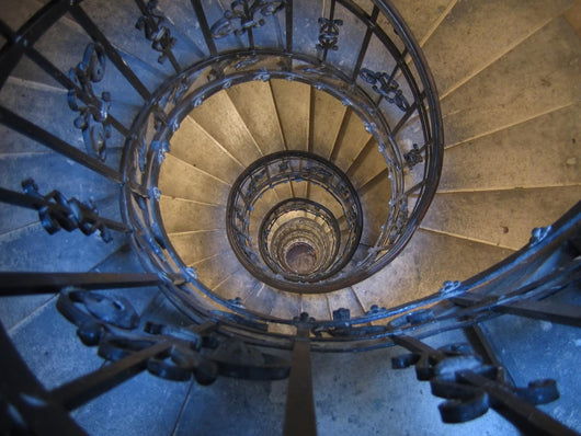 Old Spiral Staircase Wall Decal