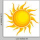 Sun Illustration Wall Decal