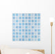 Blue Mosaic Tiles - Square Wall Decal