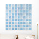 Blue Mosaic Tiles - Square Wall Decal