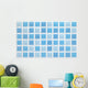 Blue Mosaic Tiles - Rectangle Wall Decal