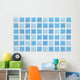Blue Mosaic Tiles - Rectangle Wall Decal
