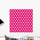 Seamless Pink and White Wall Decal
