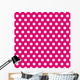 Seamless Pink and White Wall Decal