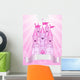 Pink Castle Place Card Wall Decal