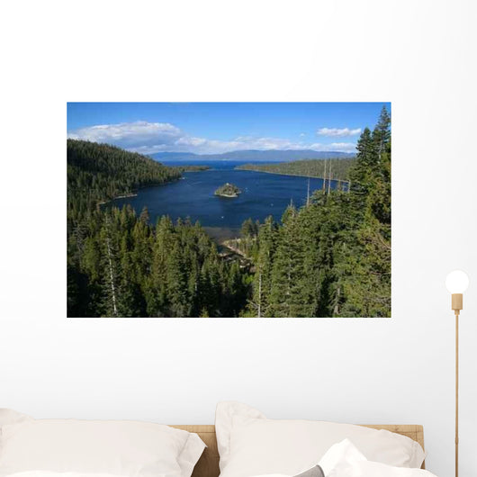 Beautiful Emerald Bay Lake Wall Decal