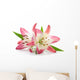 Two Pink Lily Wall Decal